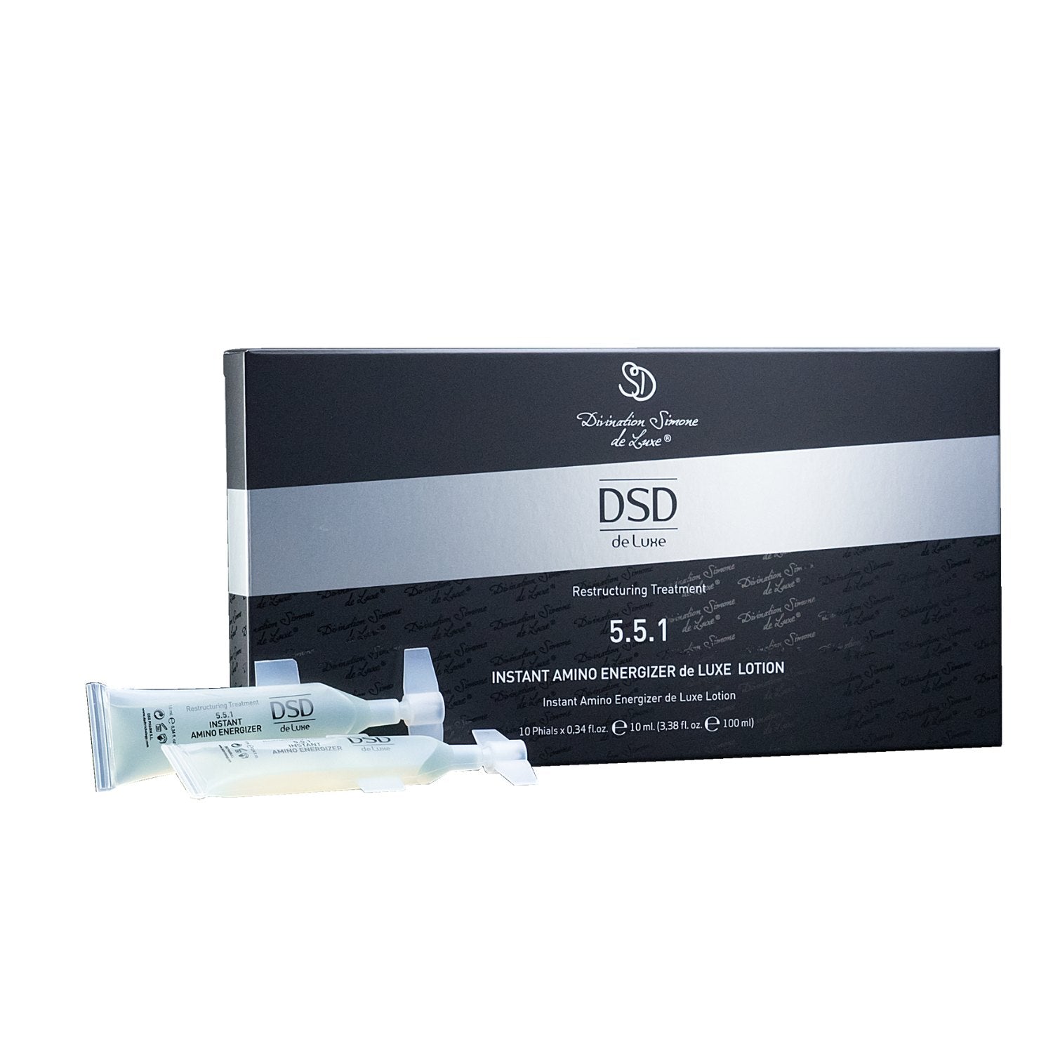 DSD de Luxe 5.5.1 – Instant Amino Energizer Lotion for Hair Strengthening (10x10ml)