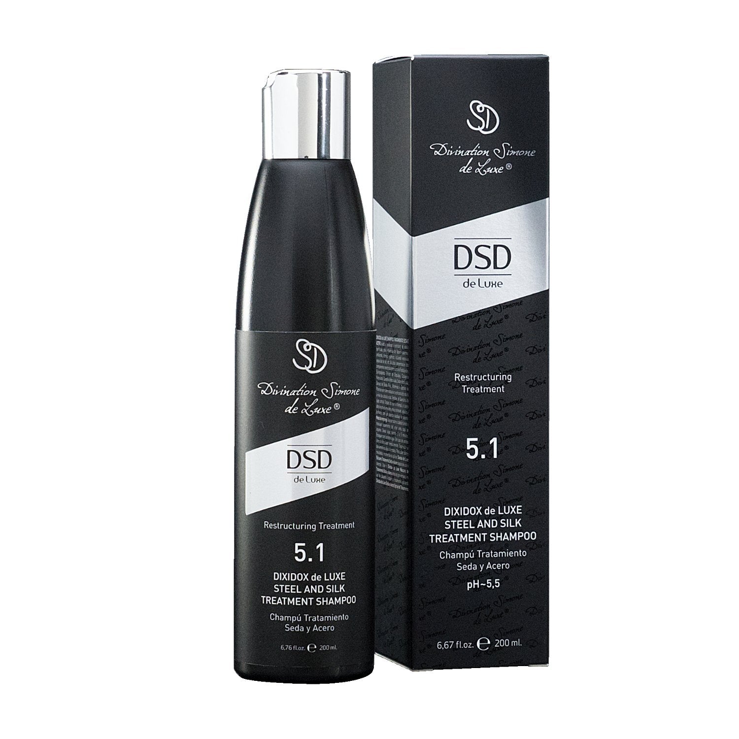 DSD de Luxe 5.1 - Shampoo Silk And Steel Treatment (200ml)