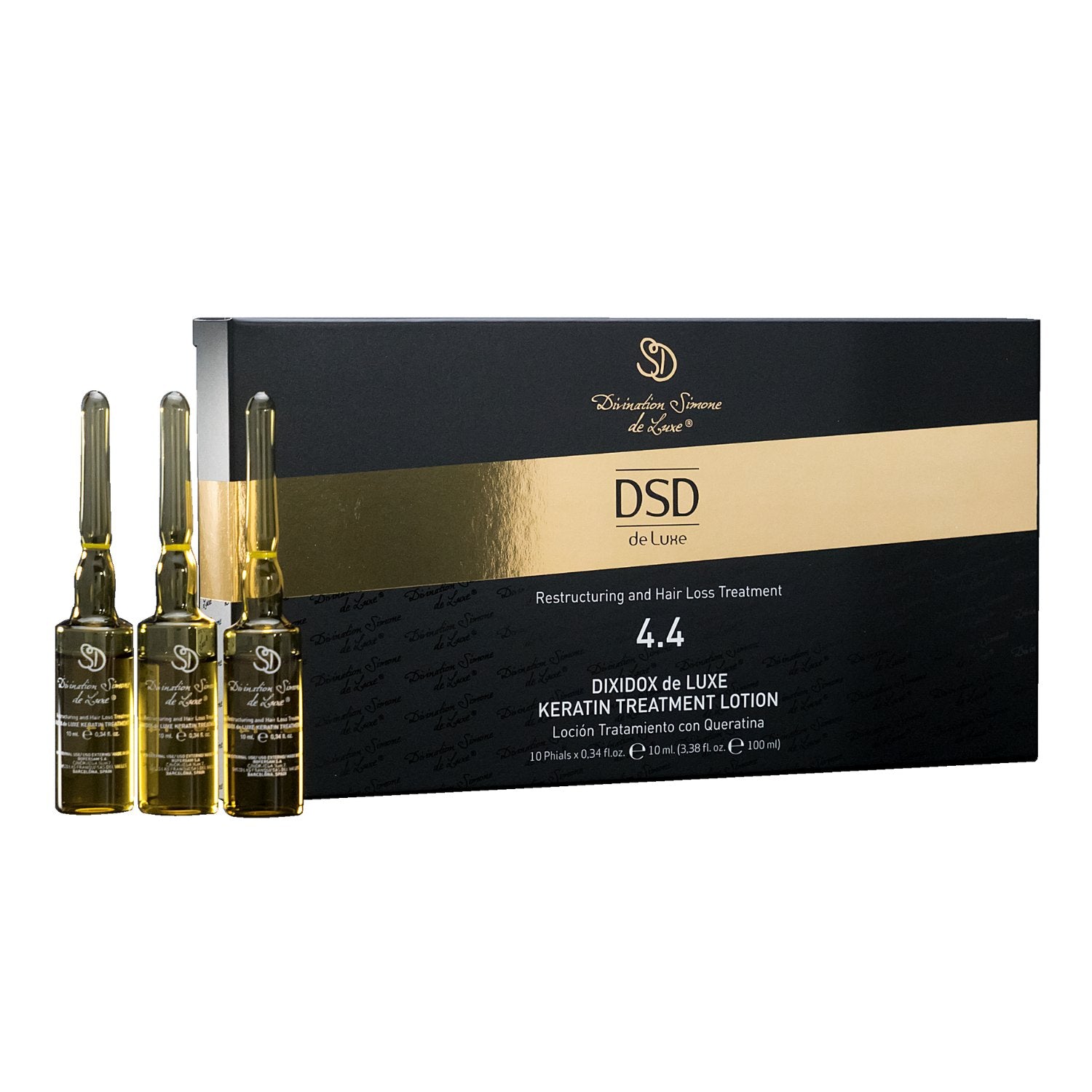 DSD de Luxe 4.4 - Dual Action Keratin Serum (10x10ml)