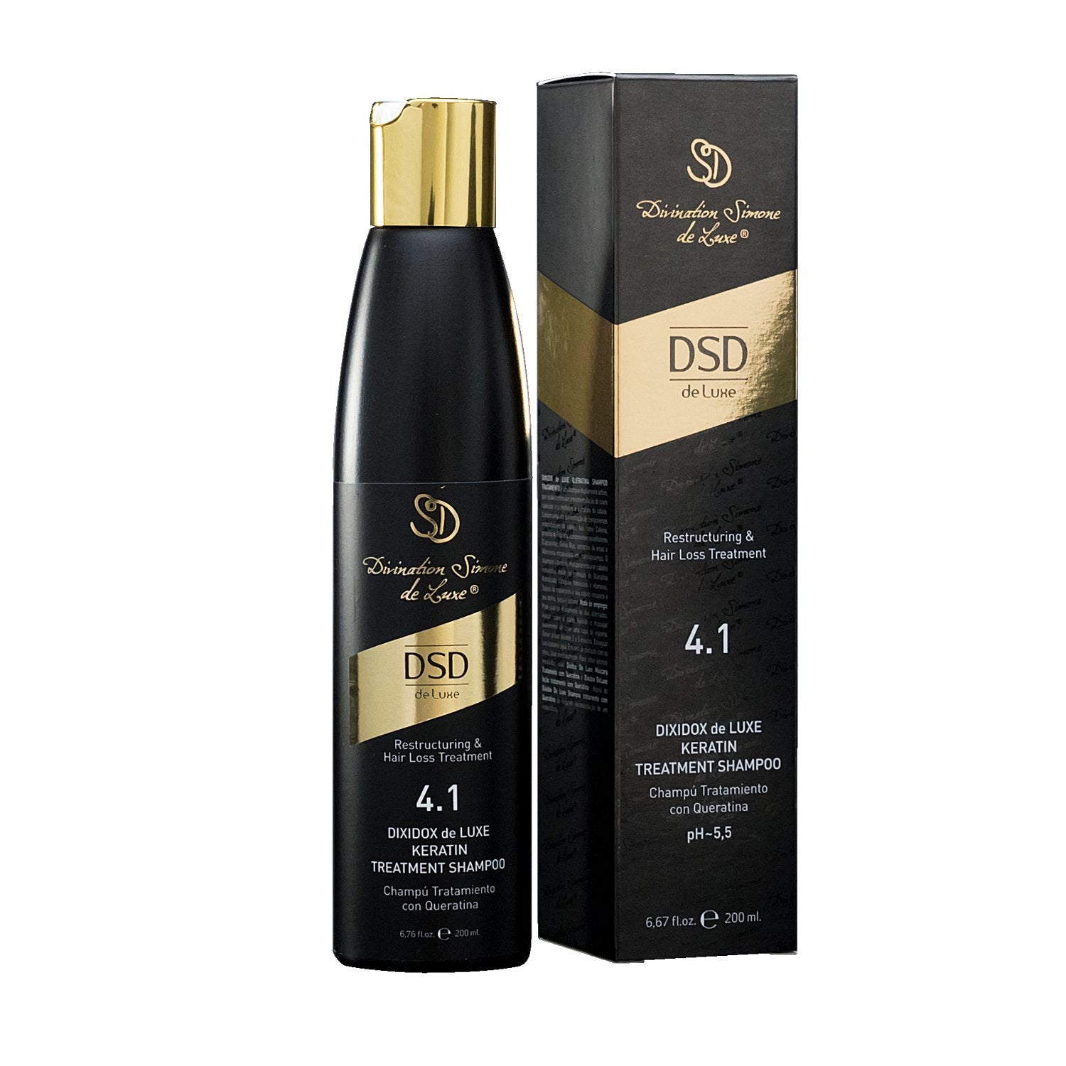 DSD de Luxe 4.1 – Strengthening Keratin Shampoo (200ml)